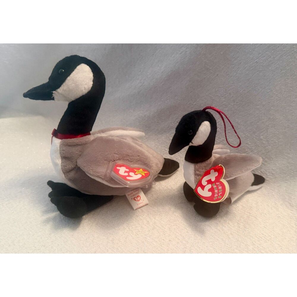 Lot of TY Beanie Babies Loosy the Goose